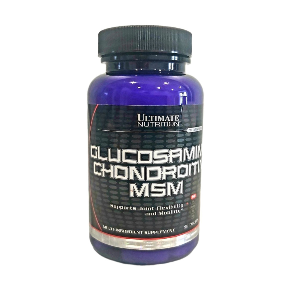 Ultimate Nutrition Glucosamine Chondroitin MSM 90tab,комплекс для підтримки здоров'я суглобів