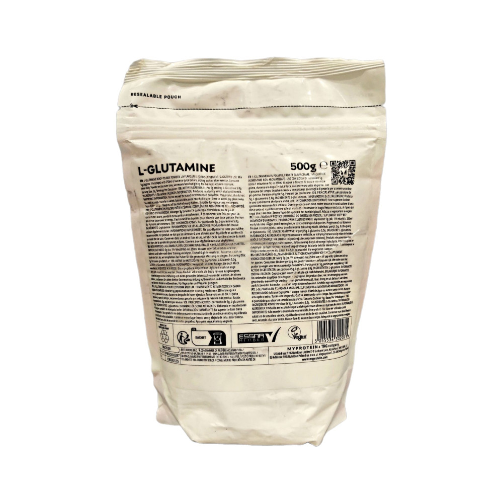 Myprotein L-glutamine 500грам.,л-глютамін