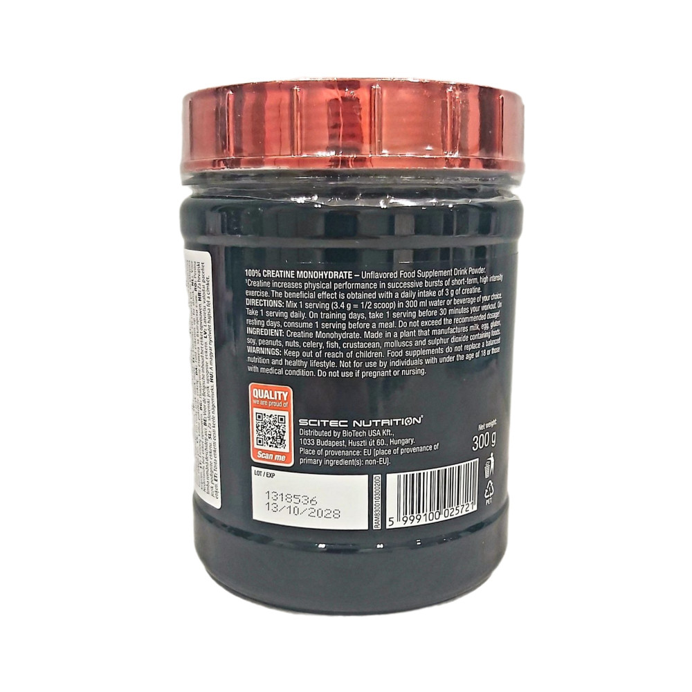 Scitec Nutrition creatin100% monohidrate 300 грам, моногидрат креатину