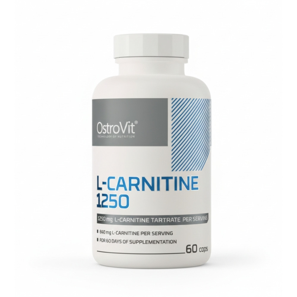 OstroVit L-carnitine 1250mg 60 капсул,л-карнітин