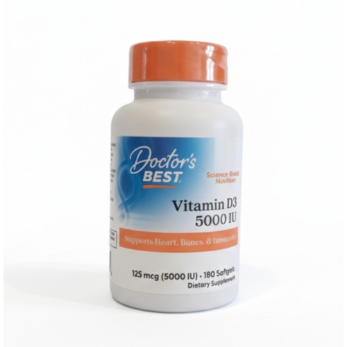 Doctor`s Best Vitamin D3 180 капсул,вітамін Д3